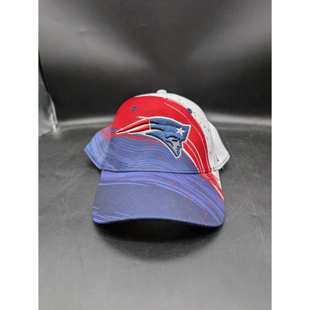 New England Patriots Hat Cap 47 Brand Paint Stroke Brush One Size Stretch RARE